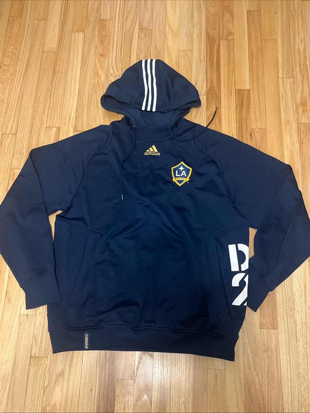Adidas David Beckham LA Galaxy Manchester Promo Hoodie Size 2XL Limited DB23